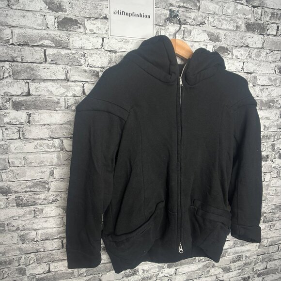 EUC JNBY Black Zip Up Hoodie Size Large (100% Cotton) - Picture 2 of 16